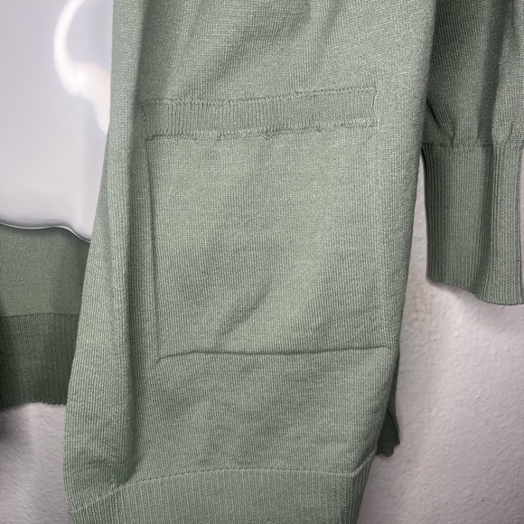 Peyton Primrose Hooded Cardigan Sage Green | M - Picture 3 of 8